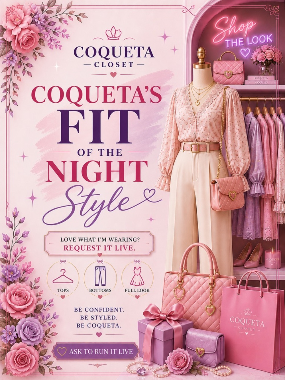 COQUETA’S FIT OF THE NIGHT • Shop What I’m Wearing Live 🛍️